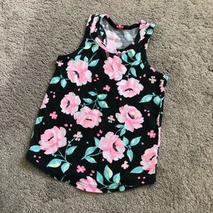 Toddler Floral Racerback Tank